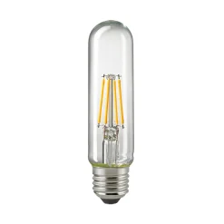 Sigor LED Filament Röhrenlampe T32 E27 klar, 6,5 W, 2700 K, dimmbar