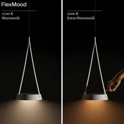 Sigor Mahina LED Akku-Pendelleuchte, Flex-Mood