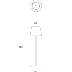 Sigor Nuindie LED Akkuleuchte, Flex-Mood