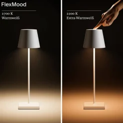 Sigor Nuindie LED Akkuleuchte, Flex-Mood
