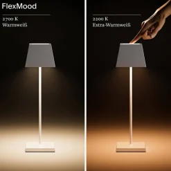 Sigor Nuindie LED Akkuleuchte, Flex-Mood, eckig