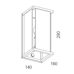Sigor Nulatern Außenwandleuchte