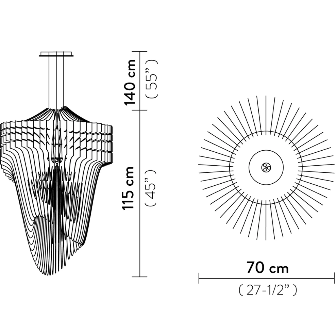 Slamp Aria Suspension Large