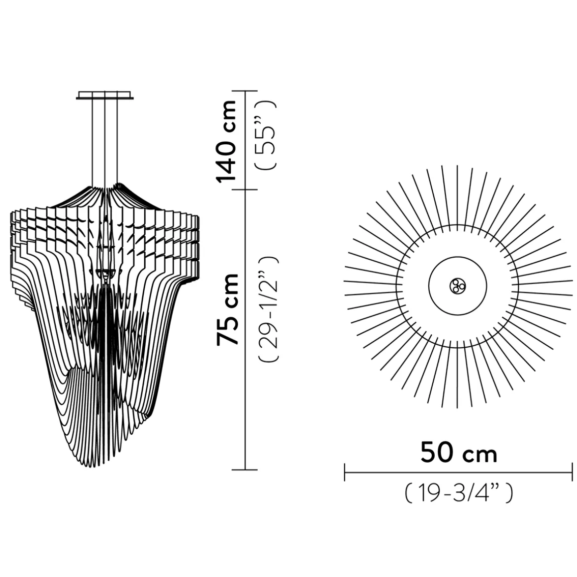 Slamp Aria Suspension Small