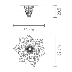 Slamp Aurora Ceiling Mini, Rückläufer