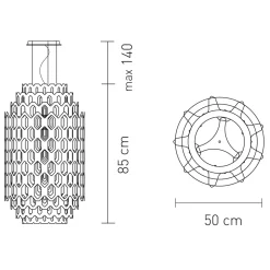 Slamp Chantal Suspension Medium