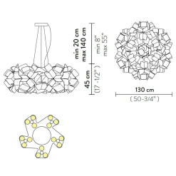 Slamp Clizia Mama non Mama Suspension 130