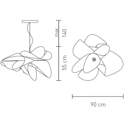 Slamp etoile LED Suspension
