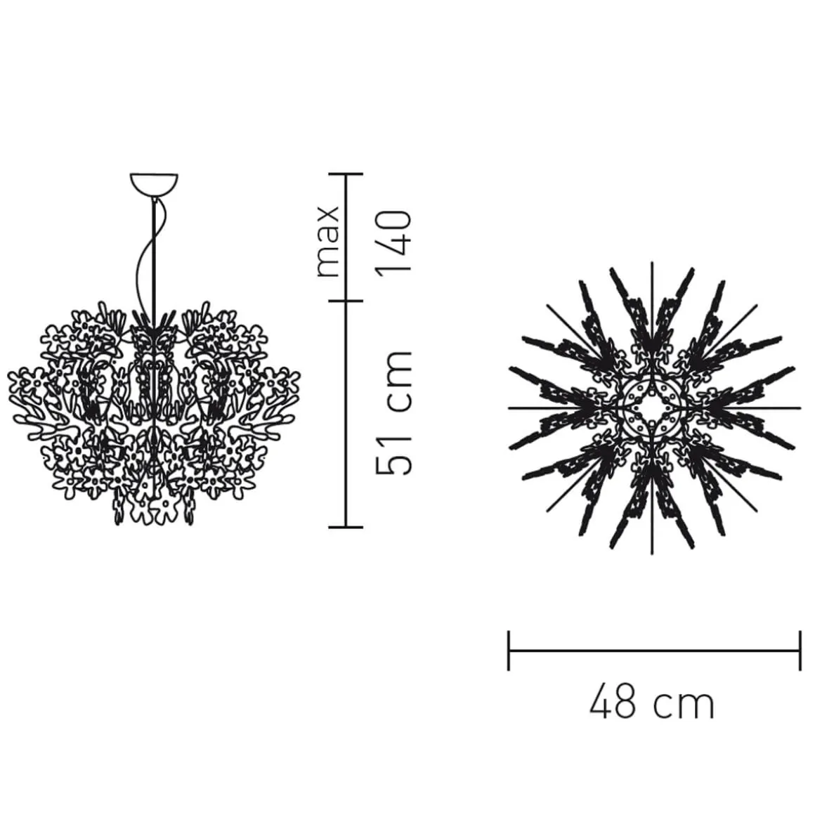 Slamp Fiorella Suspension