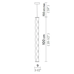 Slamp Hugo LED Suspension Vertical
