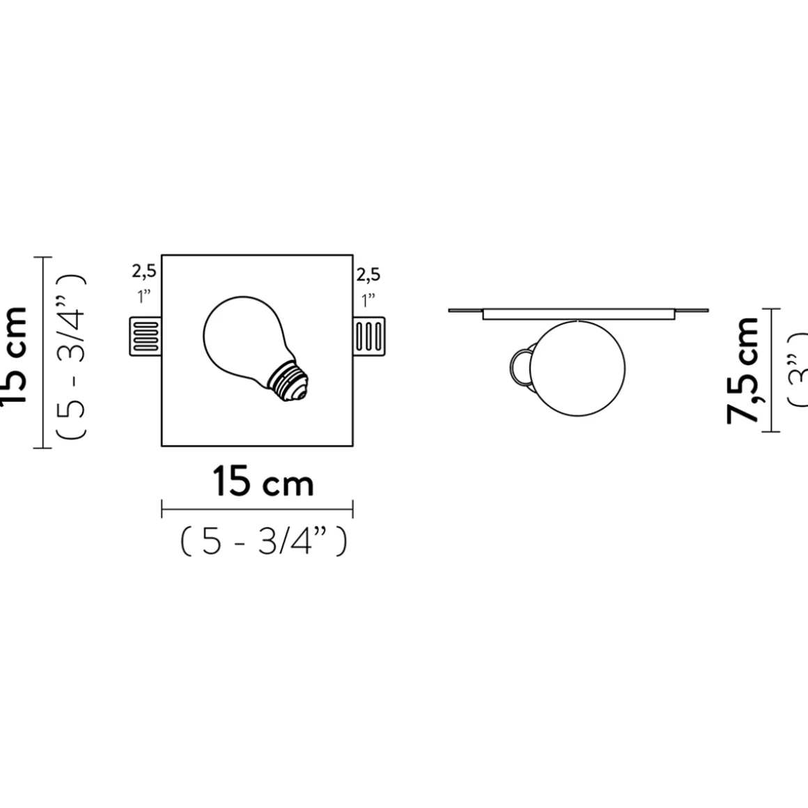Slamp Idea Recessed Wall