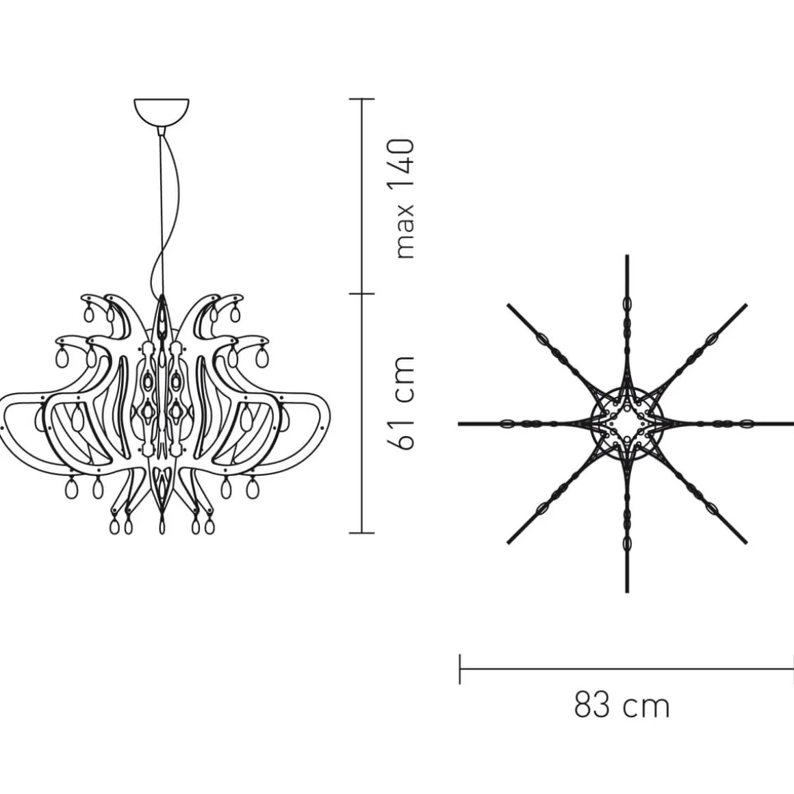 Slamp Medusa Suspension, Rückläufer