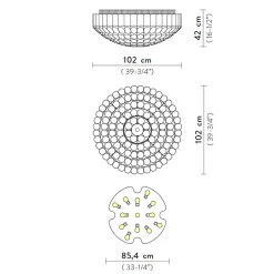 Slamp Odeon 100 Ceiling