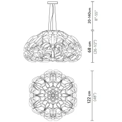Slamp Quantica 120 Suspension