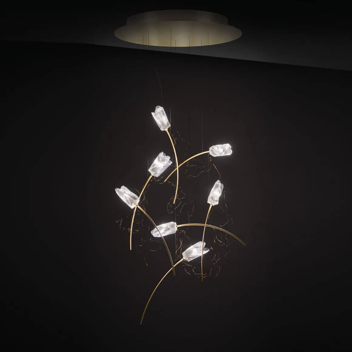 Slamp Tulip 7 Round LED Suspension