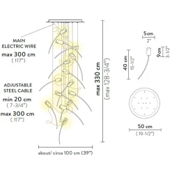Slamp Tulip 14 Round LED Suspension