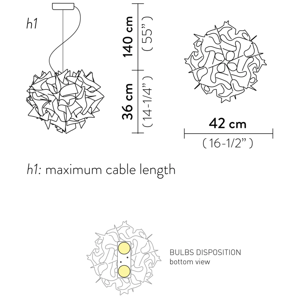 Slamp Veli Couture Suspension