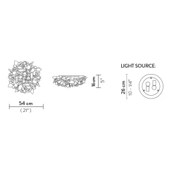 Slamp Veli Foliage Ceiling / Wall Medium