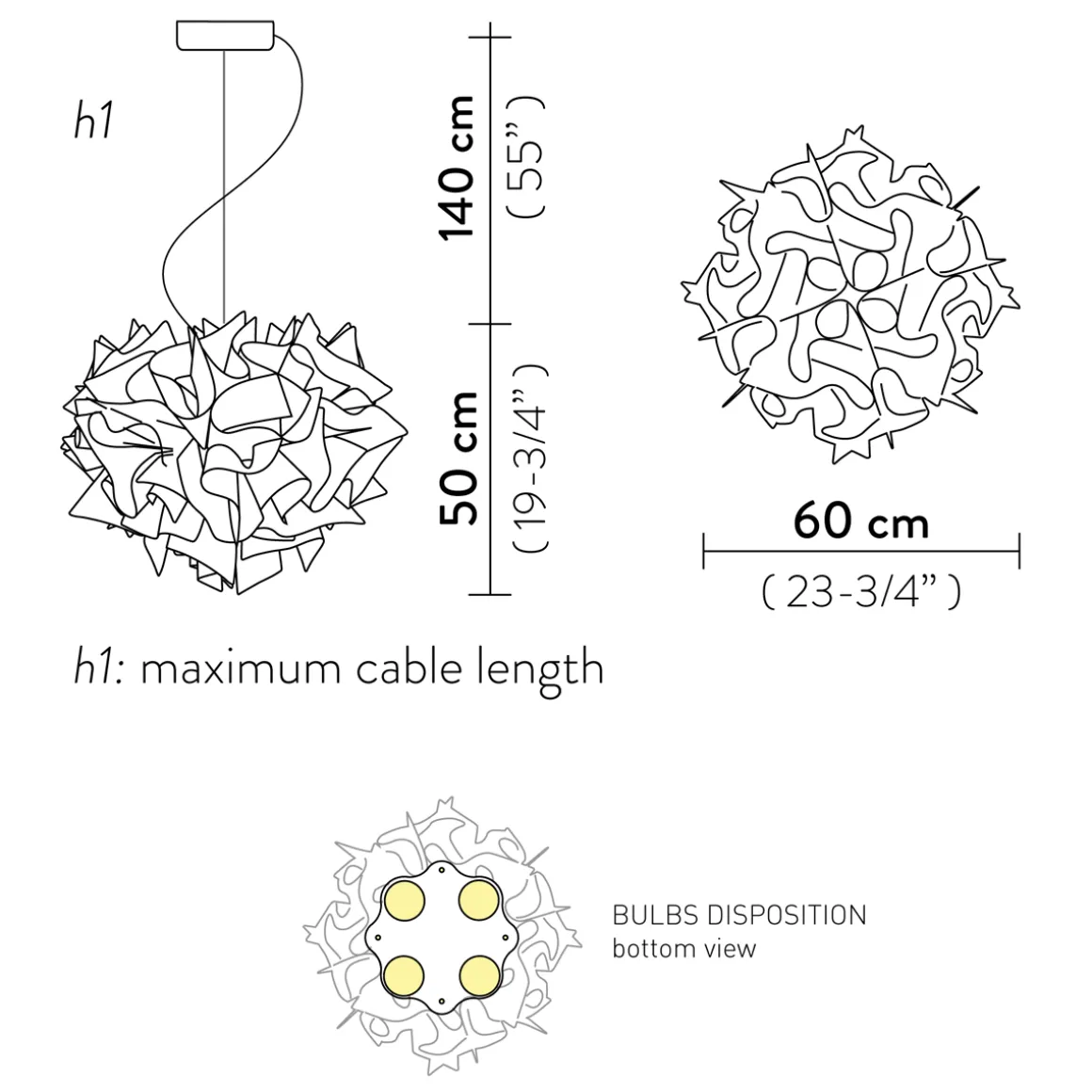 Slamp Veli Large Couture Suspension