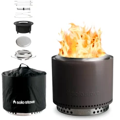 Solo Stove Bonfire 2.0 Feuerschale mit Standfuß & Surround, Premium-Set