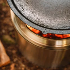 Solo Stove Bonfire Gusseisen-Plancha mit Aufsatz