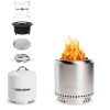 Solo Stove Ranger 2.0 Feuerschale mit Standfuß & Surround, Premium-Set
