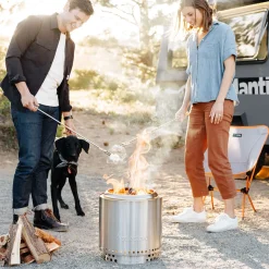 Solo Stove Ranger 2.0 Feuerschale mit Standfuß & Surround, Premium-Set