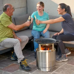 Solo Stove Ranger Gusseisen-Grillrost mit Aufsatz