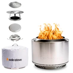 Solo Stove Yukon 2.0 Feuerschale mit Standfuß, Komplett-Set