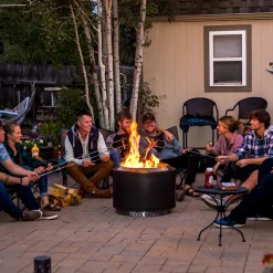 Solo Stove Yukon 2.0 Feuerschale mit Standfuß & Surround, Premium-Set