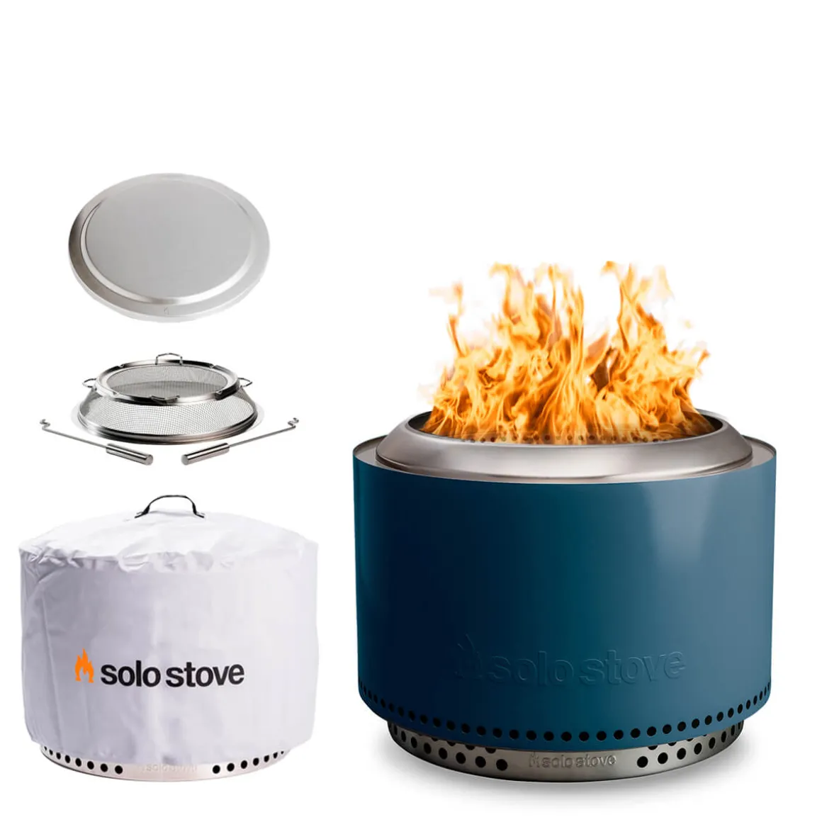 Solo Stove Yukon 2.0 Feuerschale mit Standfuß, Garten-Set