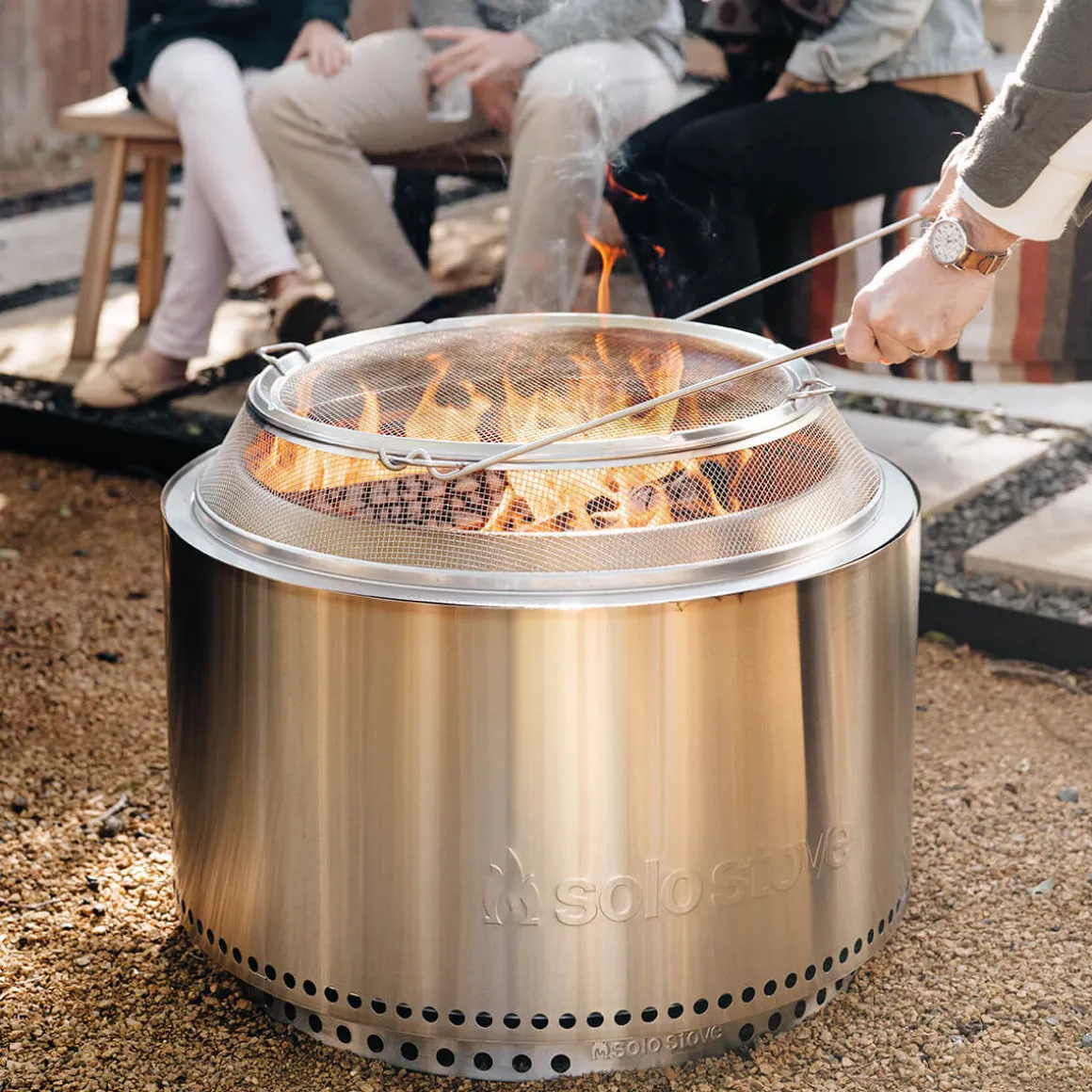 Solo Stove Yukon 2.0 Feuerschale mit Standfuß, Garten-Set
