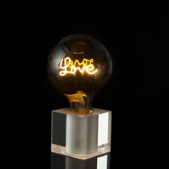 Sompex Cubic Tischleuchte Acryl, mit Motiv Leuchtmittel