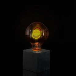 Sompex Cubic Tischleuchte schwarz, mit Motiv Leuchtmittel