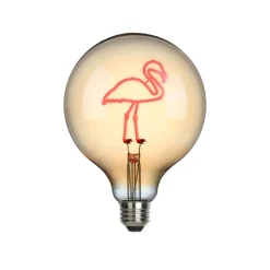 Sompex Flamingo LED Filament Globelampe E27 Amber, 1,5 W, 2000 K