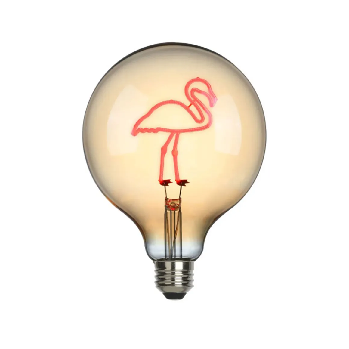 Sompex Flamingo LED Filament Globelampe E27 Amber, 1,5 W, 2000 K