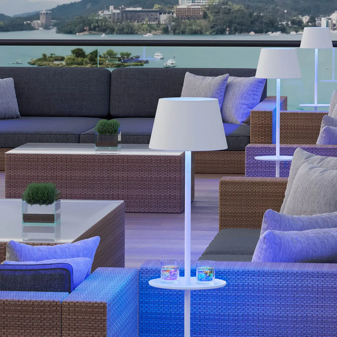 Sompex Garcon RGB LED Akkustehleuchte