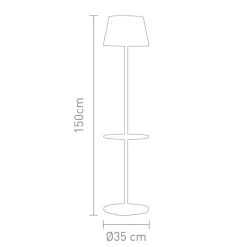 Sompex Garcon RGB LED Akkustehleuchte