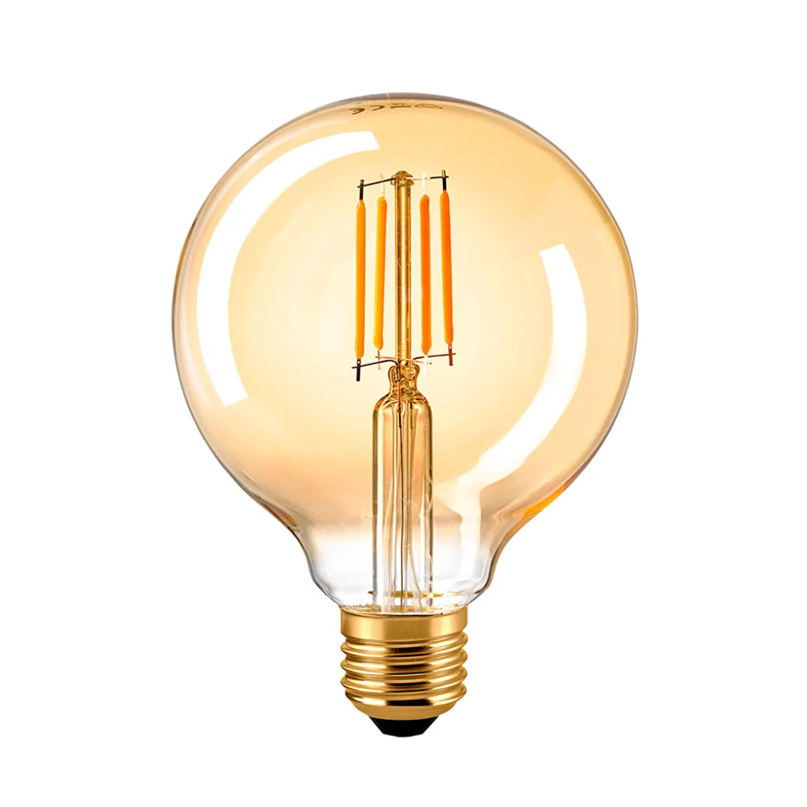 Sompex LED Filament Globelampe E27 Gold, 4,5 W, 2500 K, dimmbar