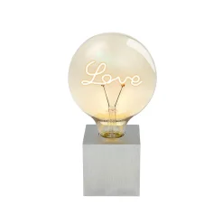 Sompex Love LED Filament Globelampe E27 Amber, 1,5 W, 2000 K
