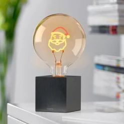 Sompex Santa LED Filament Globelampe E27 Amber, 1,5 W, 2000 K