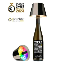 Sompex Top 2.0 RGB LED Akkuleuchte & Flaschenaufsatz