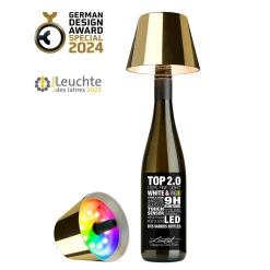 Sompex Top 2.0 RGB LED Akkuleuchte & Flaschenaufsatz