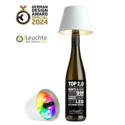 Sompex Top 2.0 RGB LED Akkuleuchte & Flaschenaufsatz