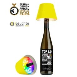 Sompex Top 2.0 RGB LED Akkuleuchte & Flaschenaufsatz