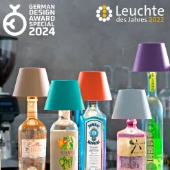 Sompex Top 2.0 RGB LED Akkuleuchte & Flaschenaufsatz