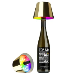 Sompex Top 2.0 RGB LED Akkuleuchte & Flaschenaufsatz