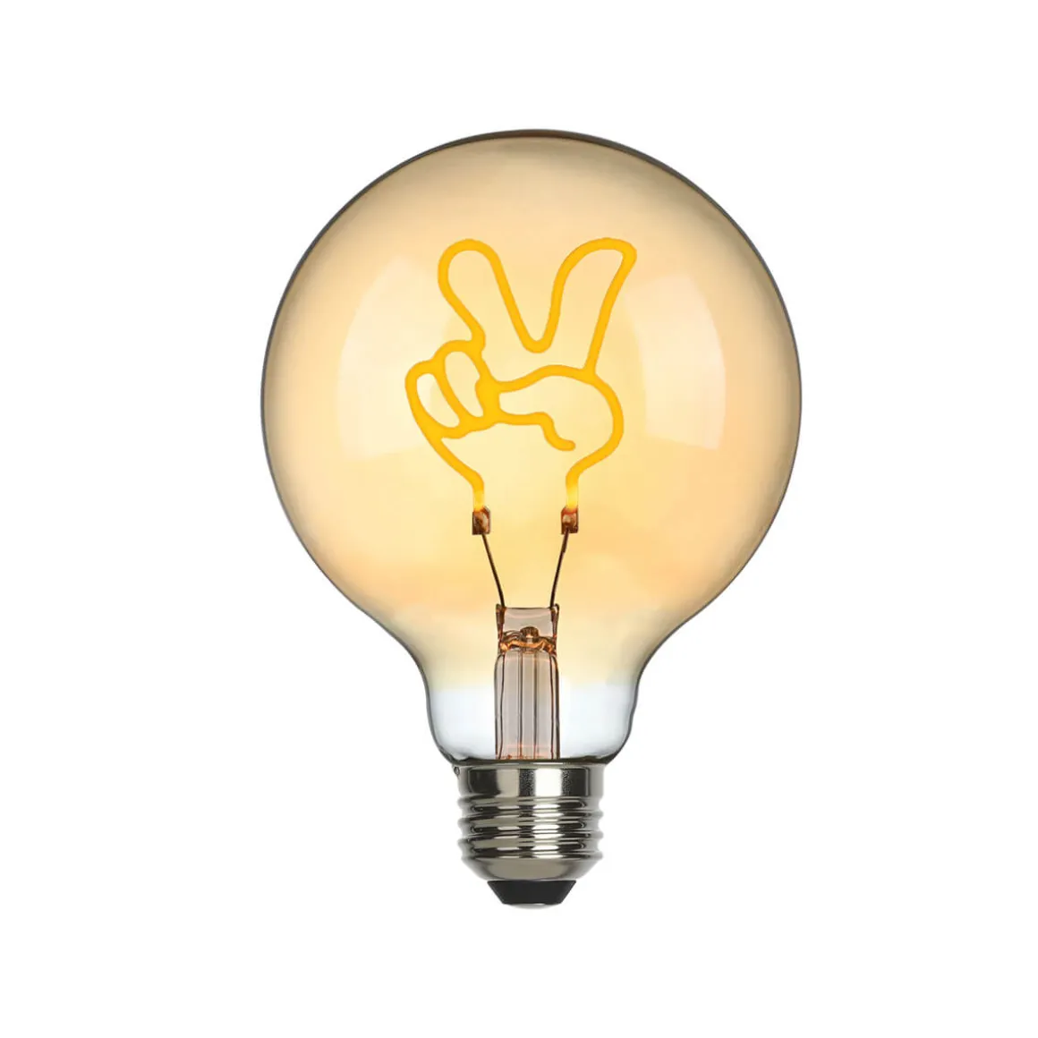 Sompex Victory LED Filament Globelampe E27 Amber, 1,5 W, 2000 K