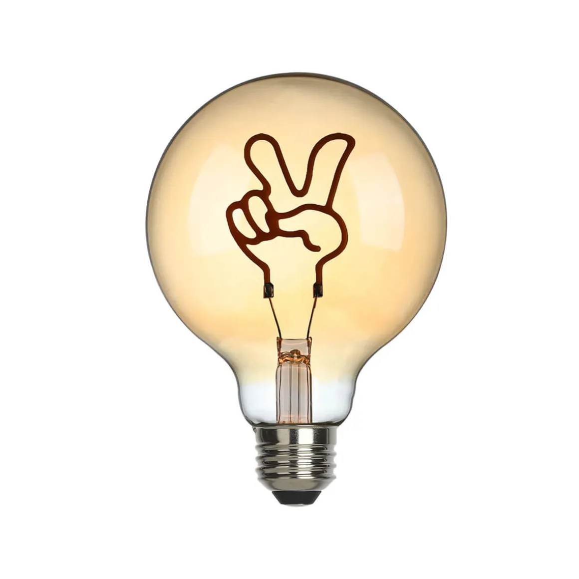 Sompex Victory LED Filament Globelampe E27 Amber, 1,5 W, 2000 K