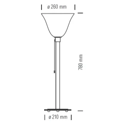 Tecnolumen Art Deco AD 30 Stehleuchte